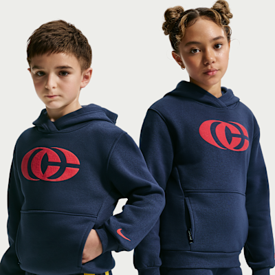 Caitlin Clark Big Kids' Fleece Pullover Hoodie. Nike.com